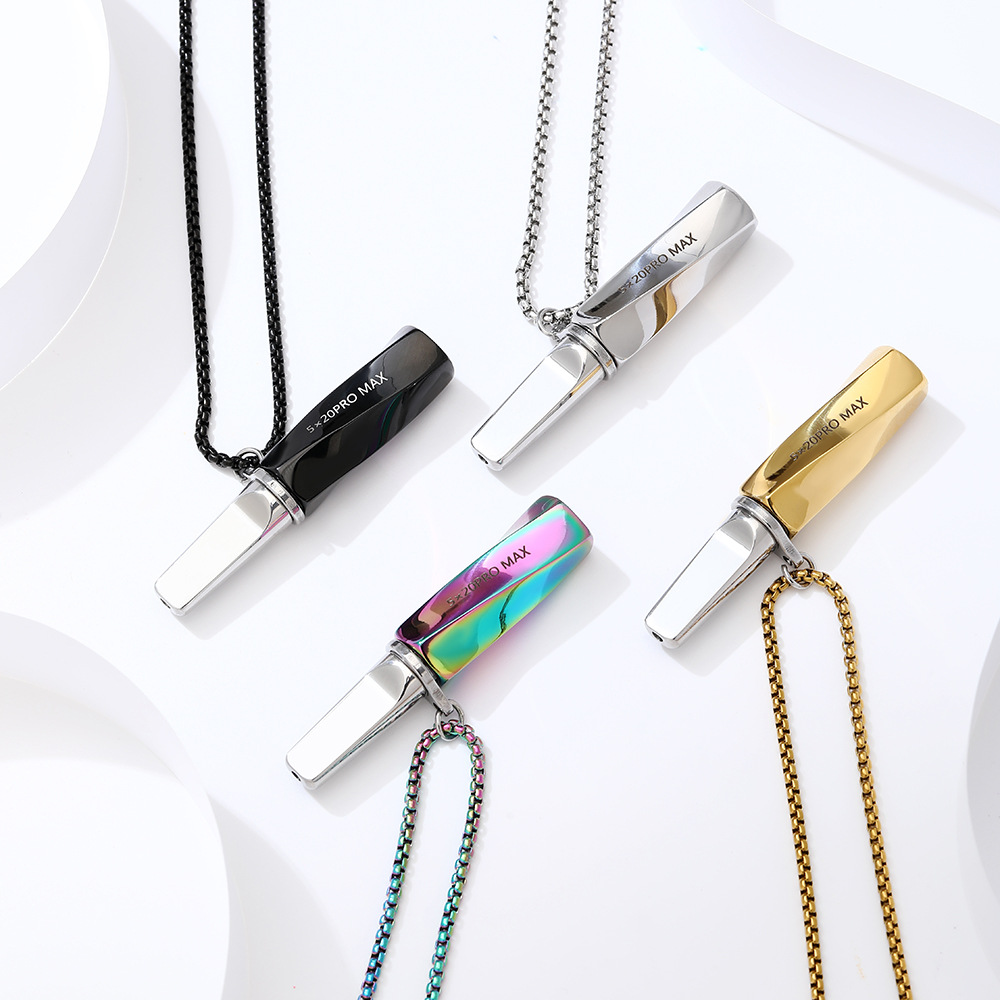 Vaping Air - Stainless Steel Inhaler Necklace Natural Aroma