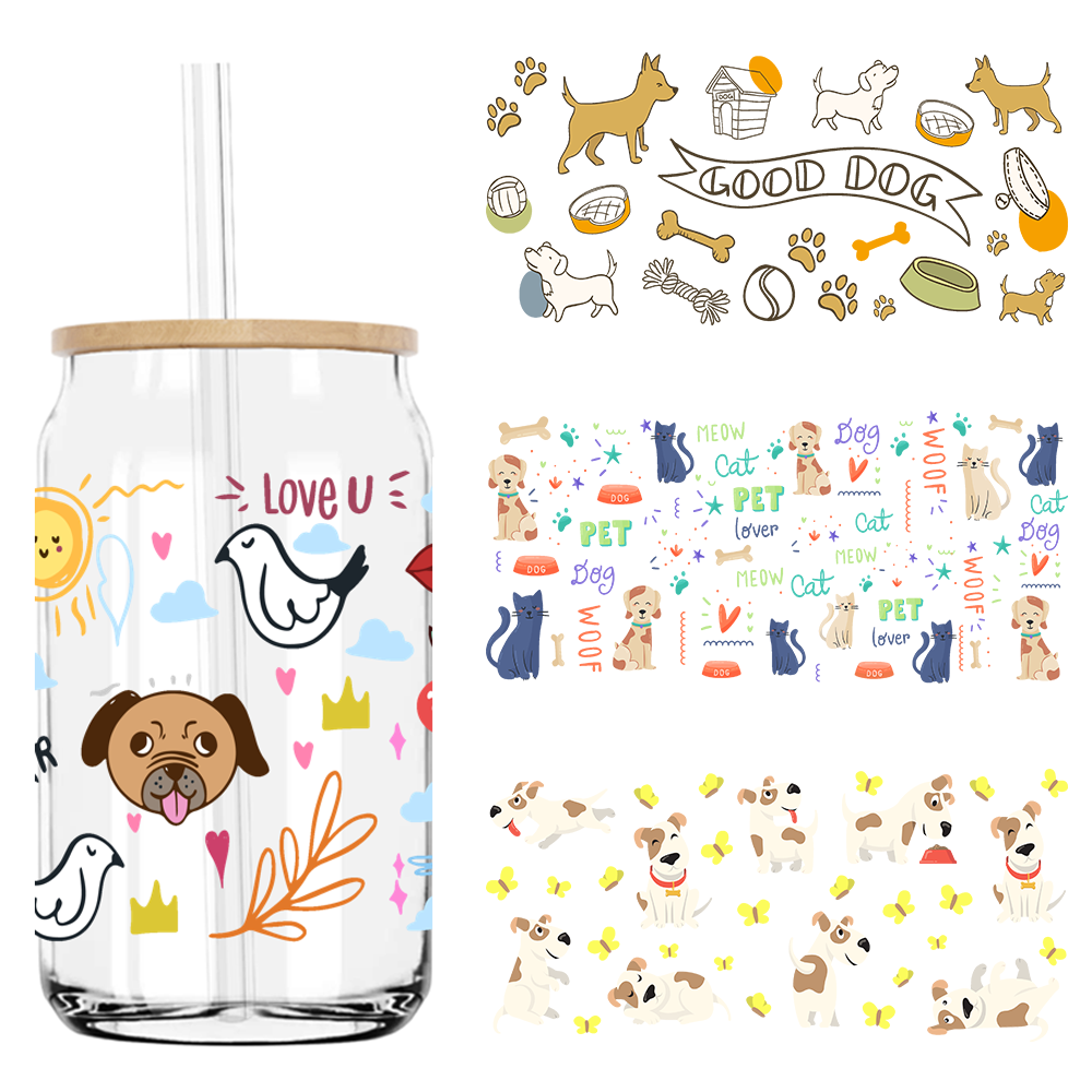 Rdta Tank Glass - Cute Dog Treat Pet Life UV