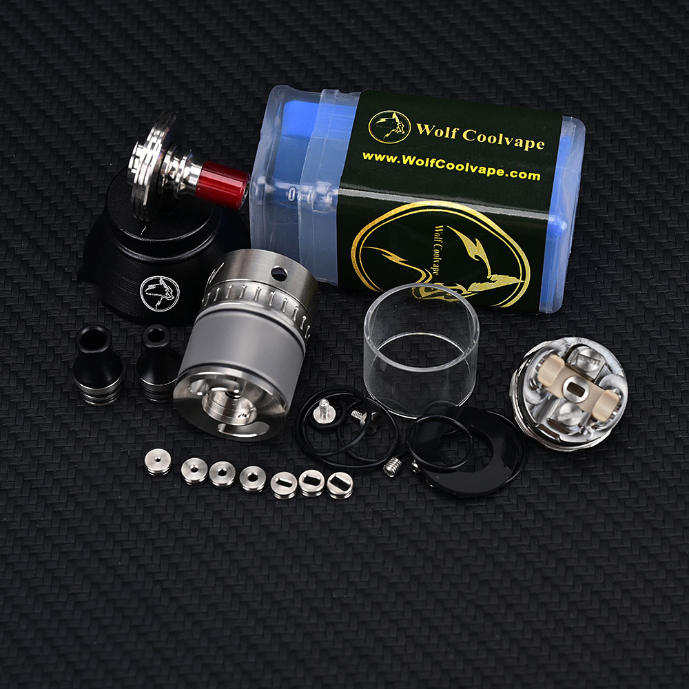 Wolfcoolvape NOLA RTA Rebuilda - Vaping Air recension och pris