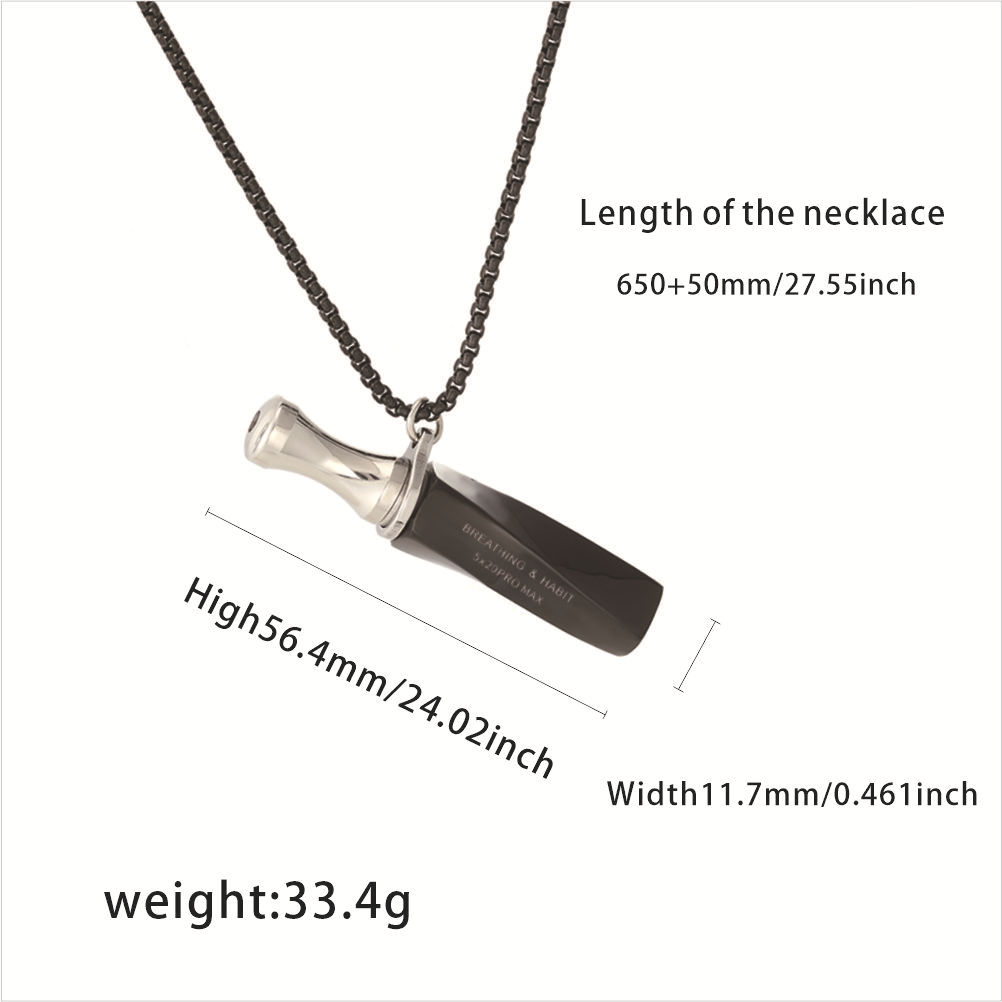 Stainless Steel Inhaler Neckla - Vaping Air recension och pris