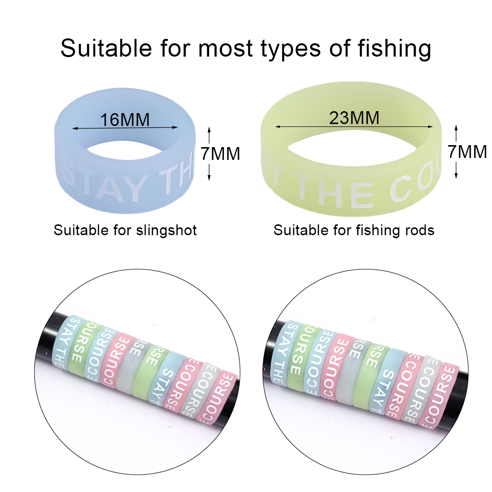 10-50pcs Fishing Rod Anti-slip - Vape Band Silicone recension och pris