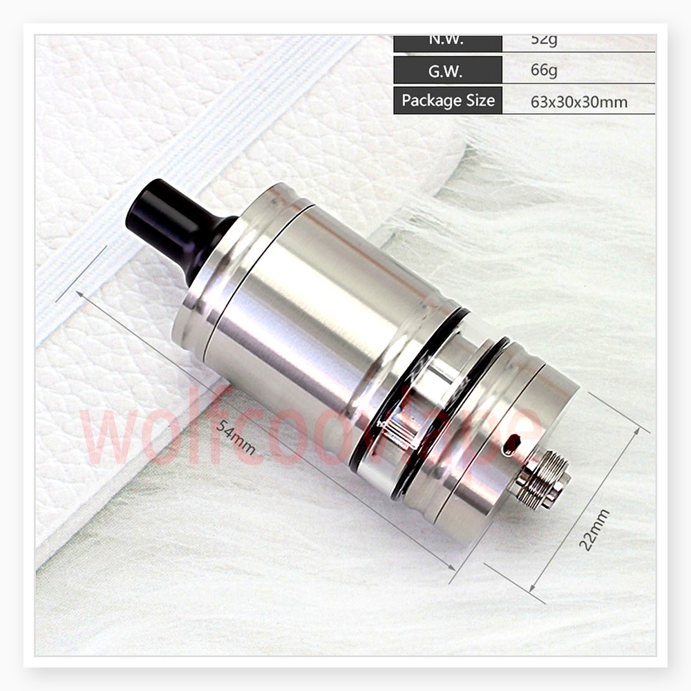Wolfcoolvape Lindy RTA 5ml Tan - Vaping Air recension och pris