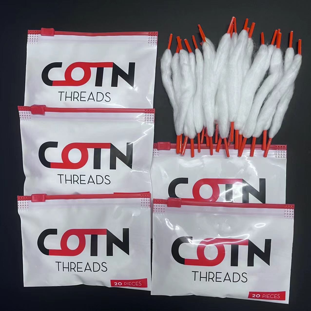 100/60/20pcs Prebuilt Wire Coi - Cotton Wick Organic recension och pris