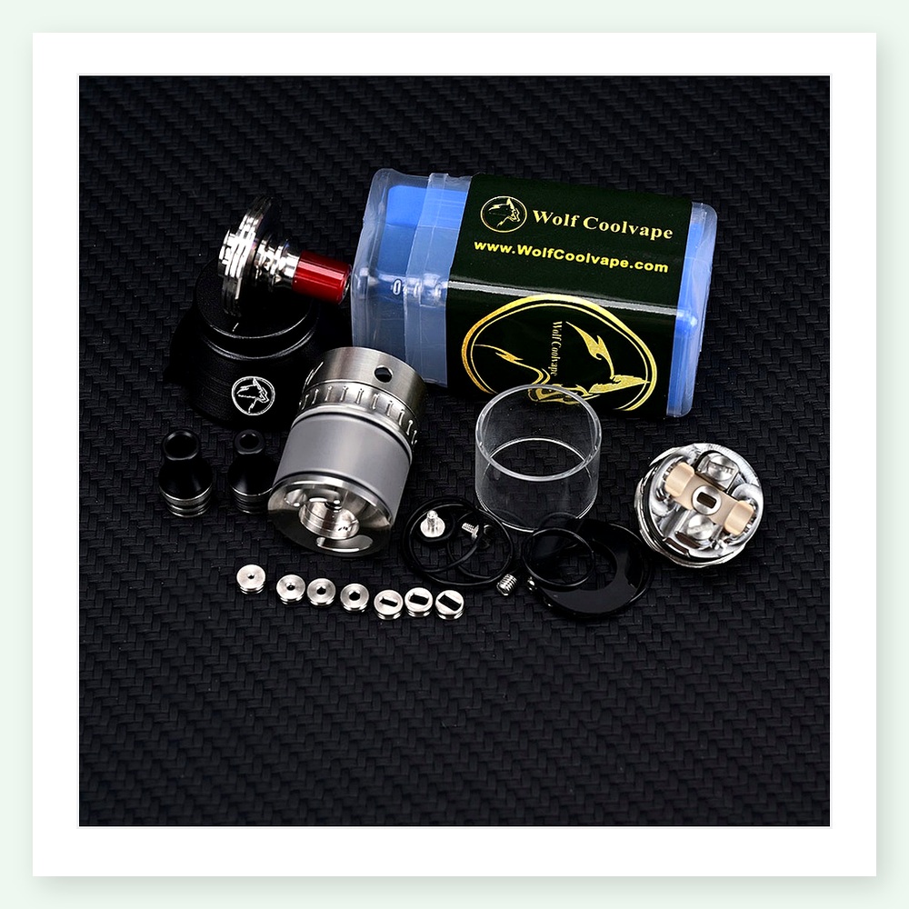 Wolfcoolvape NOLA RTA 3.2ml Re - Vaping Air recension och pris