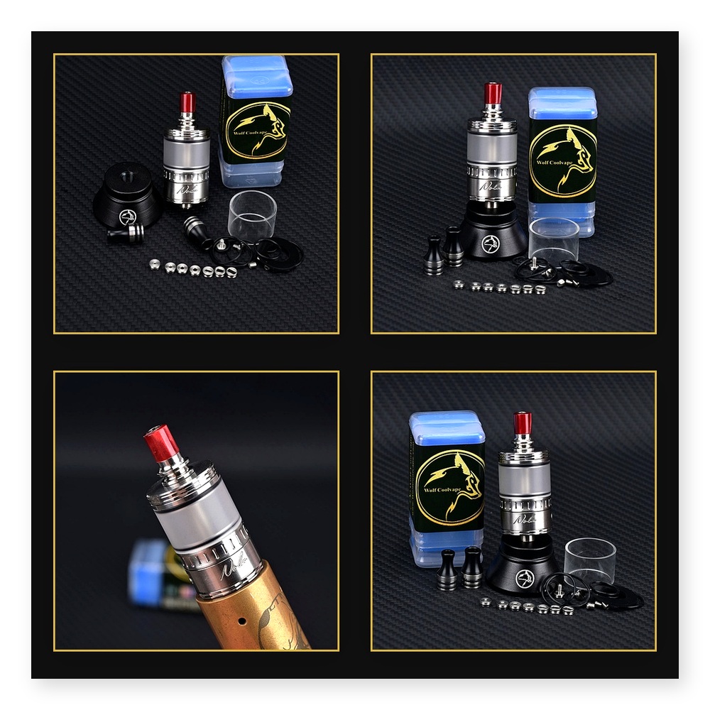 Wolfcoolvape NOLA RTA 3.2ml Re - Vaping Air recension och pris