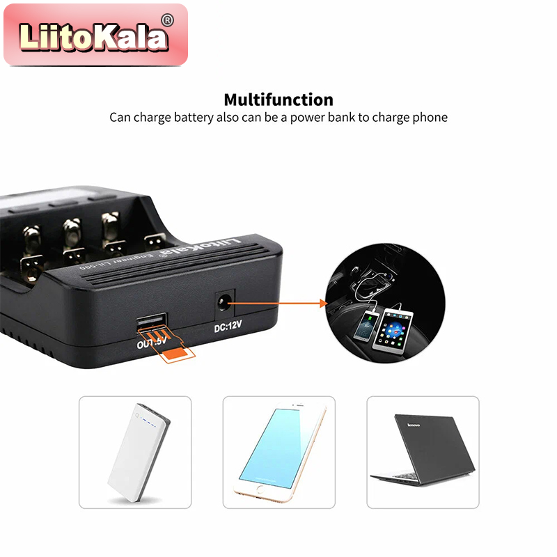 LiitoKala Lii-500 Battery Char - Vape Battery 18650 recension och pris