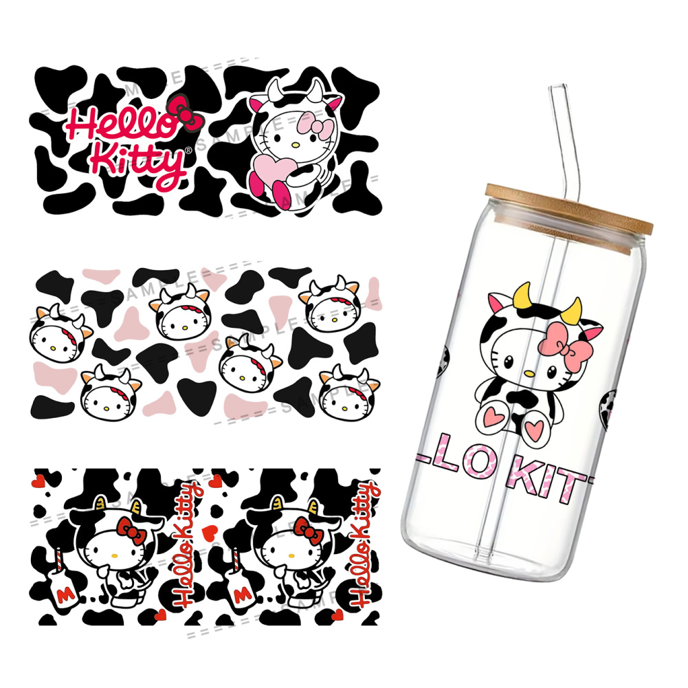 11x24cm Cute Milk Cow Hello Ca - Rdta Tank Glass recension och pris